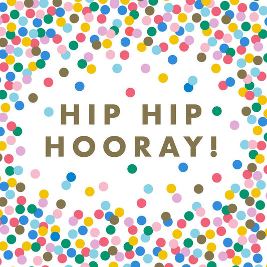 COCKTAIL NAPKINS | HIP HIP HOORAY - 20CT