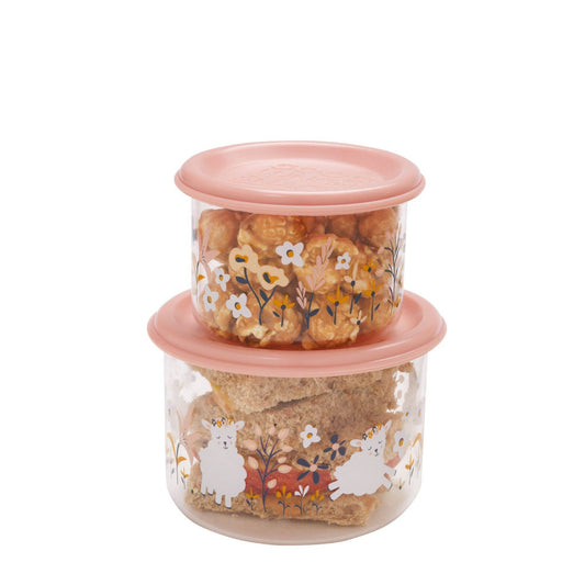 GOOD LUNCH SNACK CONTAINERS SMALL  LILY THE LAMB