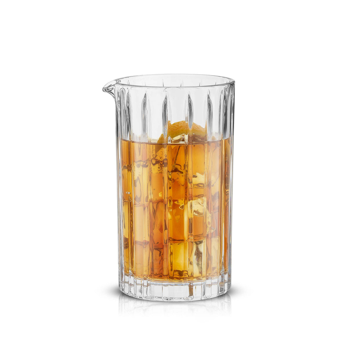 Ribbed Cocktail Mixing Glass Pitcher 20 oz