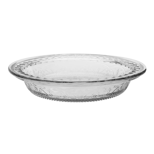 LAUREL EMBOSSED PIE DISH, 9.5"