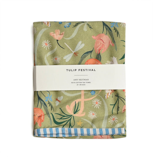 TEA TOWEL- TULIP FESTIVAL