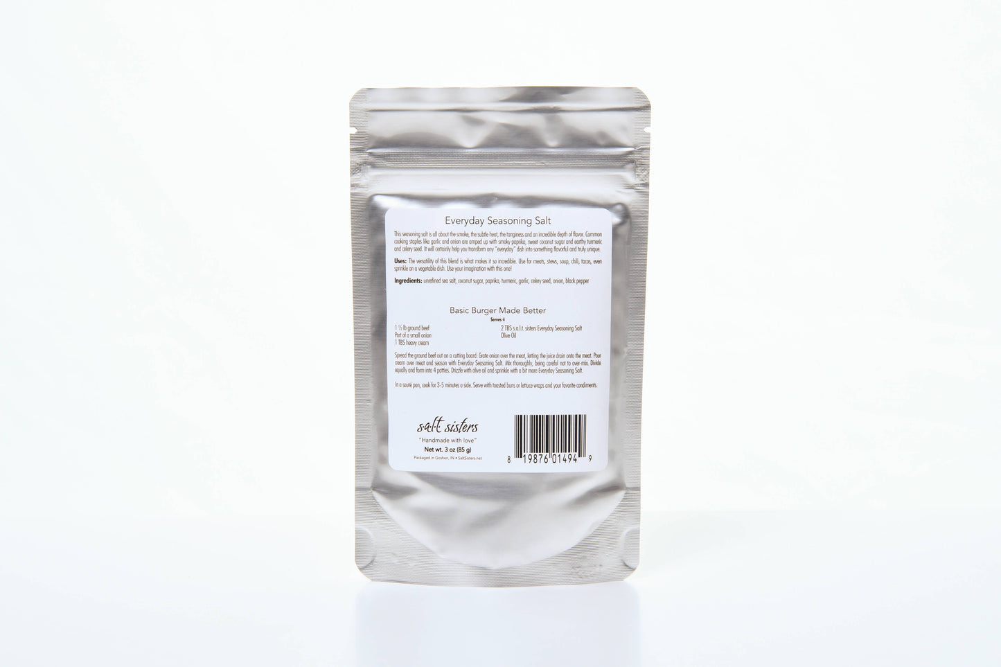 EVERYDAY SEASONING SALT 3 OZ