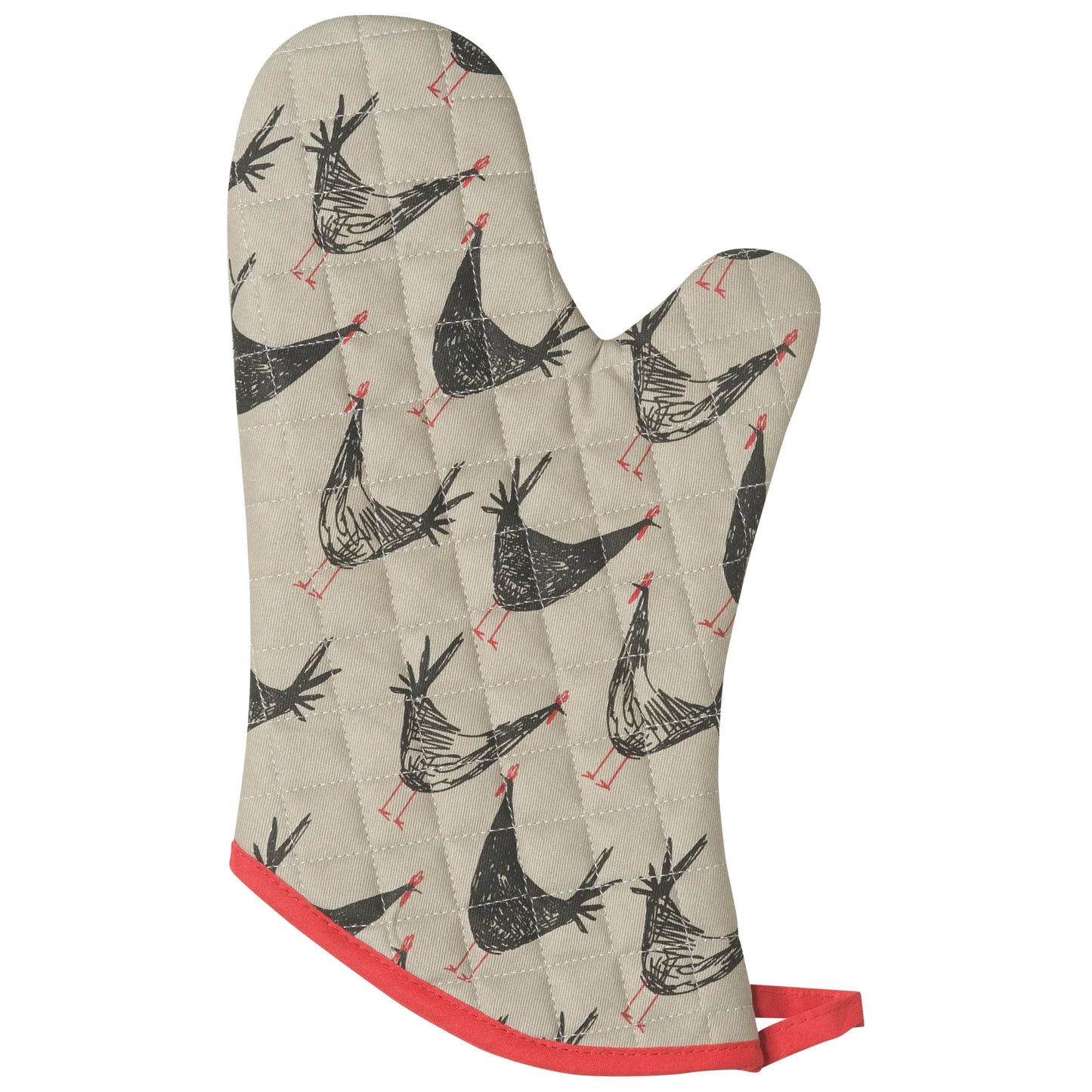 OVEN MITT CHICKEN SCRATCH
