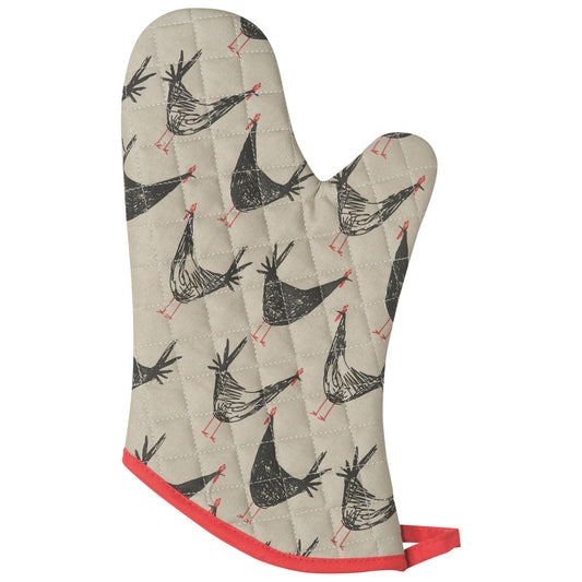 OVEN MITT CHICKEN SCRATCH