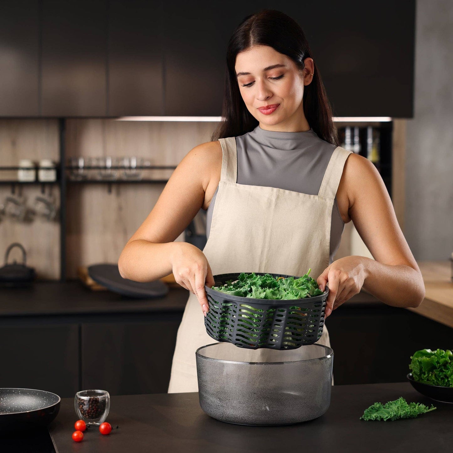 ZYLISS EASY SPIN SALAD SPINNER LARGE