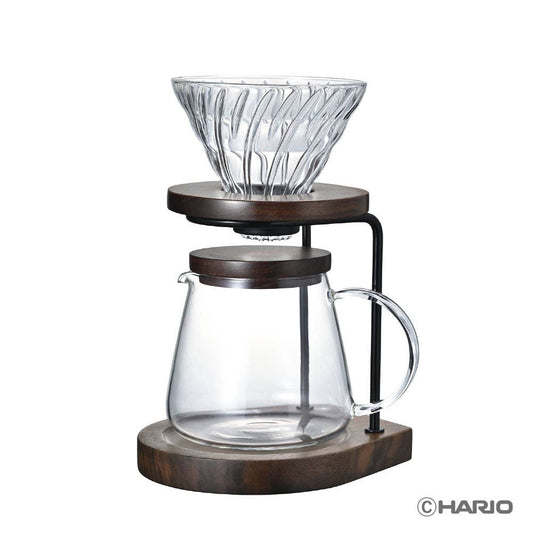 Drip Stand Set Walnut: Drip Stand Set