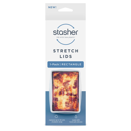 STASHER RECTANGLE 9X13 STRETCH LIDS