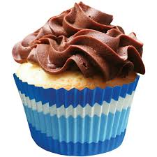 BAKING CUPS JUMBO BLUE SWIRL