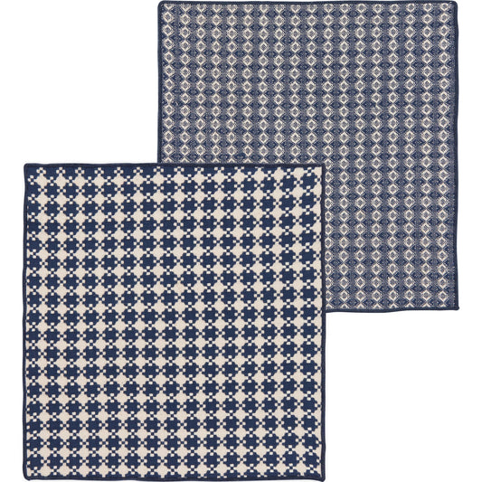 DISH CLOTHS SET OF 2 MIDNIGHT
