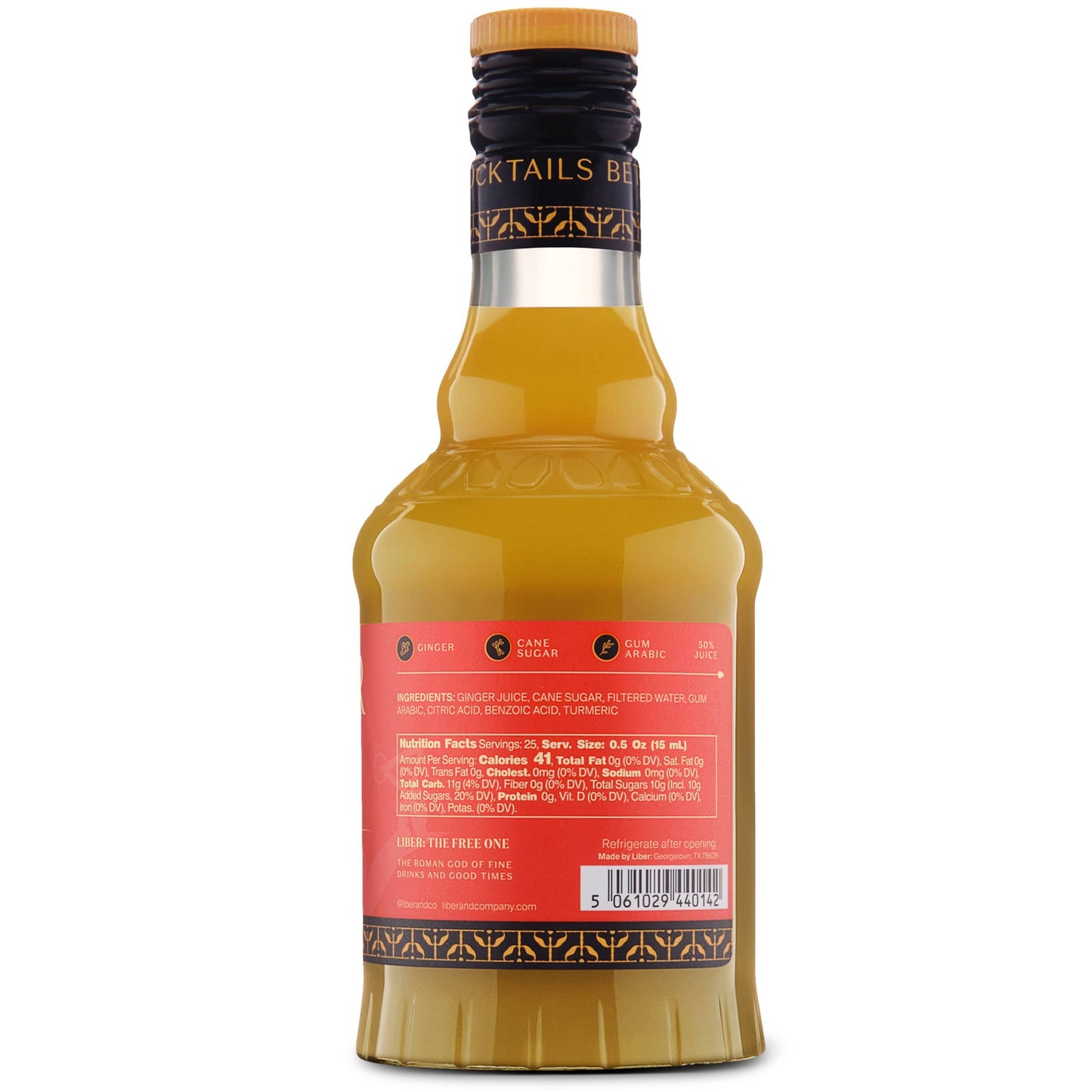 FIERY GINGER SYRUP 375ML
