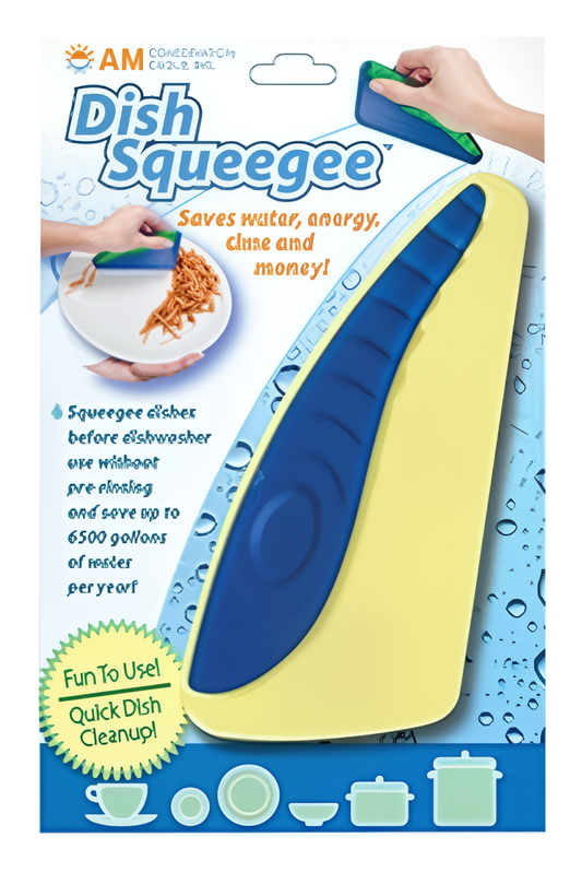 DISH SQUEEGEE YELLOW