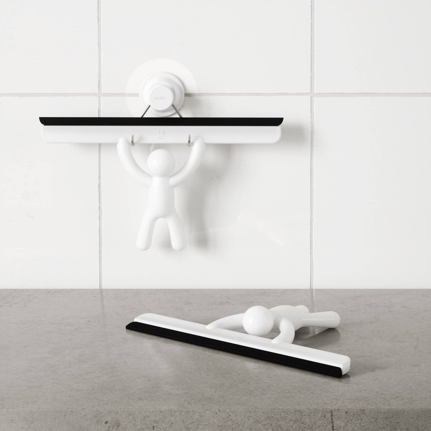 BUDDY ADHESIVE SQUEEGEE: WHITE