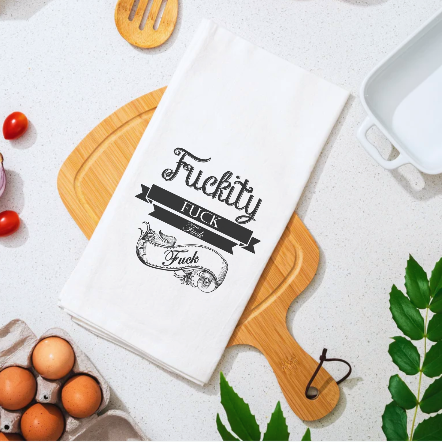 FUCKITY FUCK FUCK PREMIUM COTTON TEA TOWEL