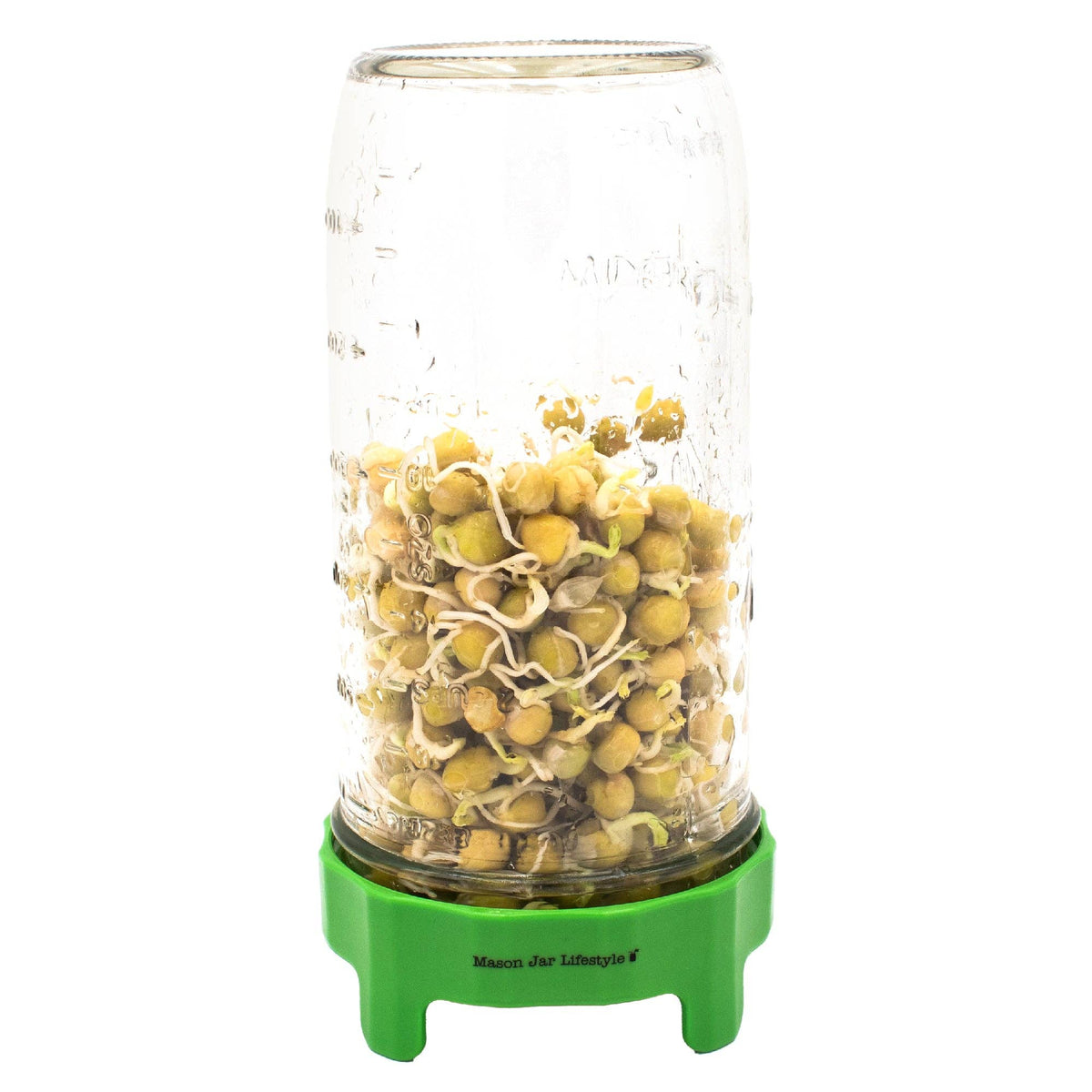 RUST PROOF SPROUTING LID WITH MASON JAR