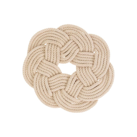 SAILORS KNOT COTTON TRIVET 8"