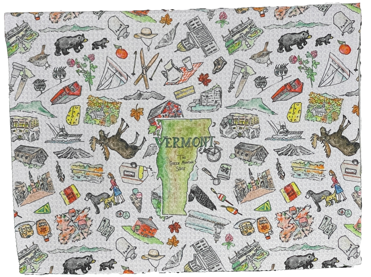Vermont tea towel