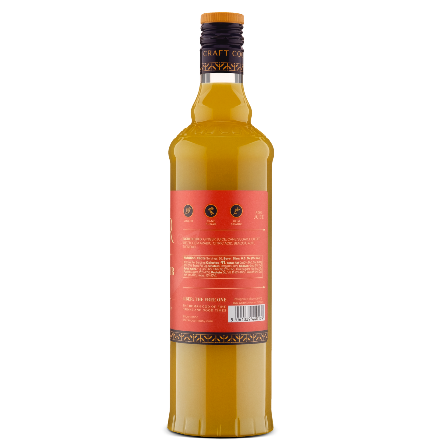 FIERY GINGER SYRUP 375ML