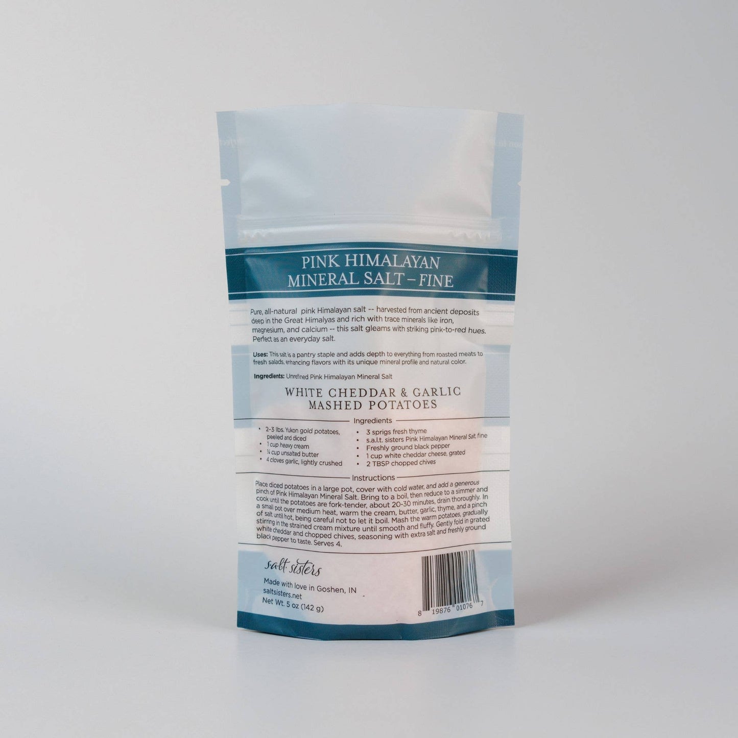 SALT SISTER PINK HIMALAYAN MINERAL SALT 5 OZ