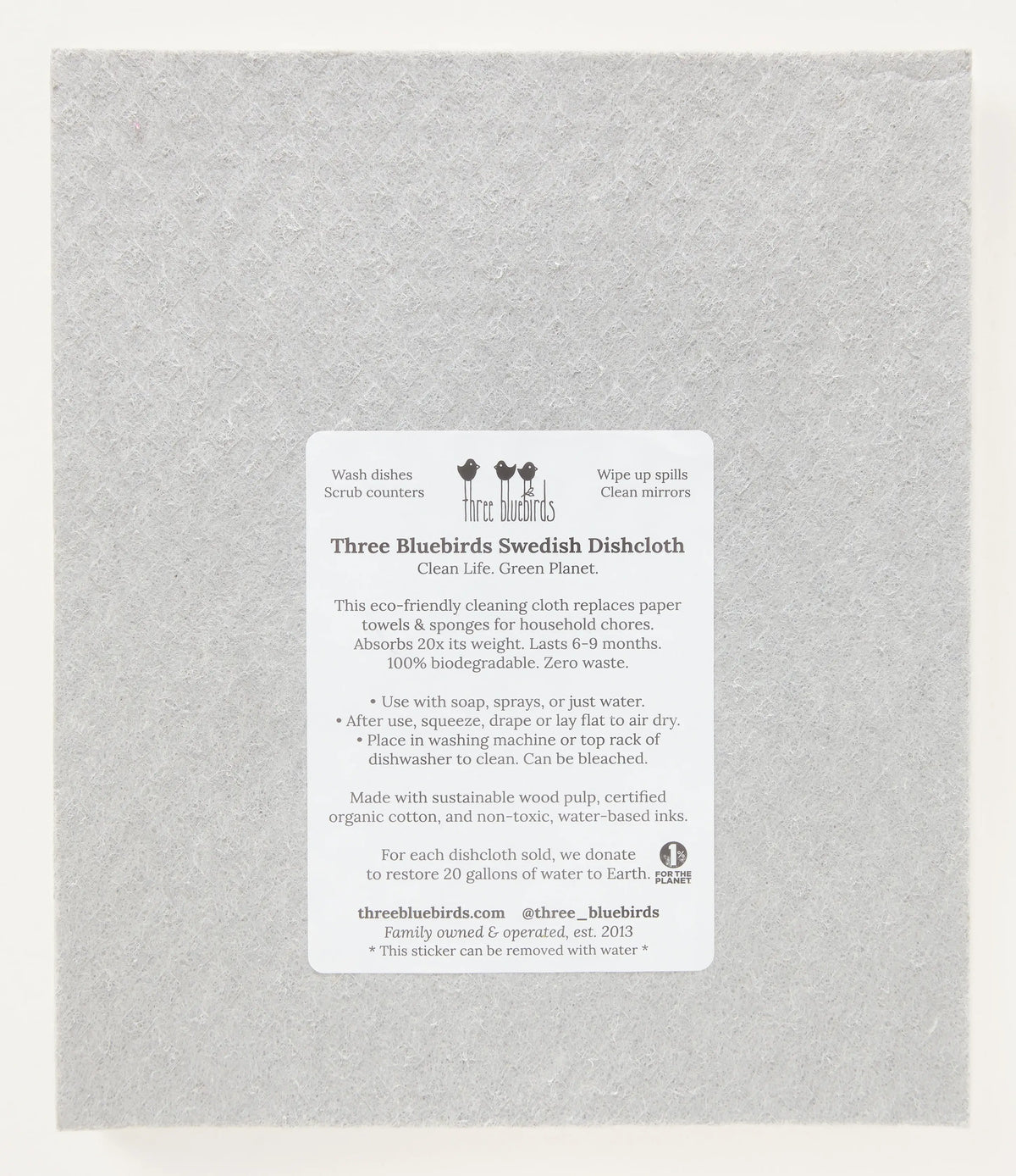 Bees and Bugs Swedish Dishcloth