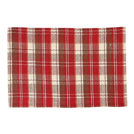 PLACEMAT FIRESIDE PLAID