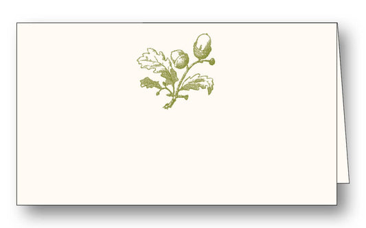 PLACE CARDS ACORN - OLIVE
