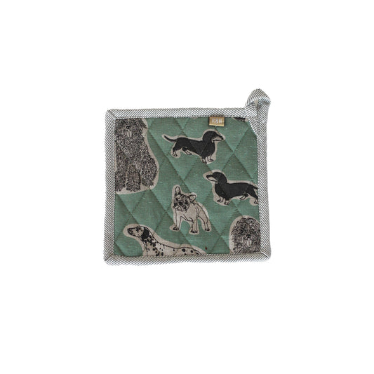 POT HOLDER / TRIVET DOG PRINT
