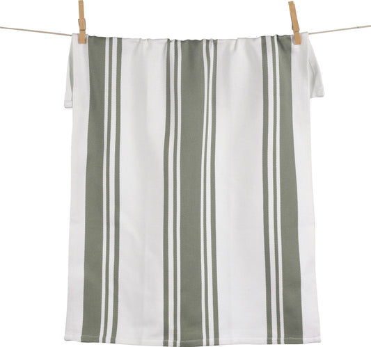 KAF Home Centerband Chef's Kitchen Towel - 20" x 30": Agave
