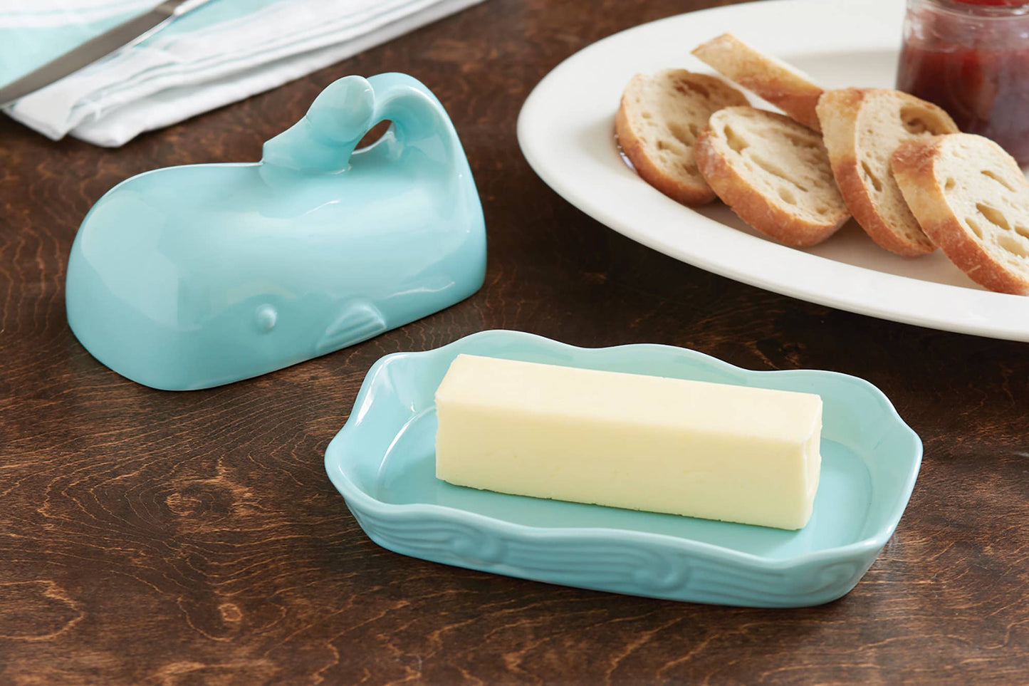 WHALE BUTTER DISH