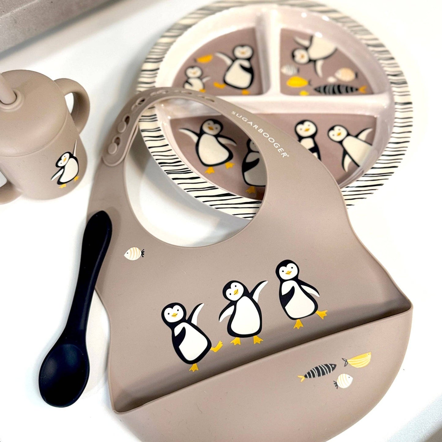 DIVIDED SUCTION PLATE: PENGUIN