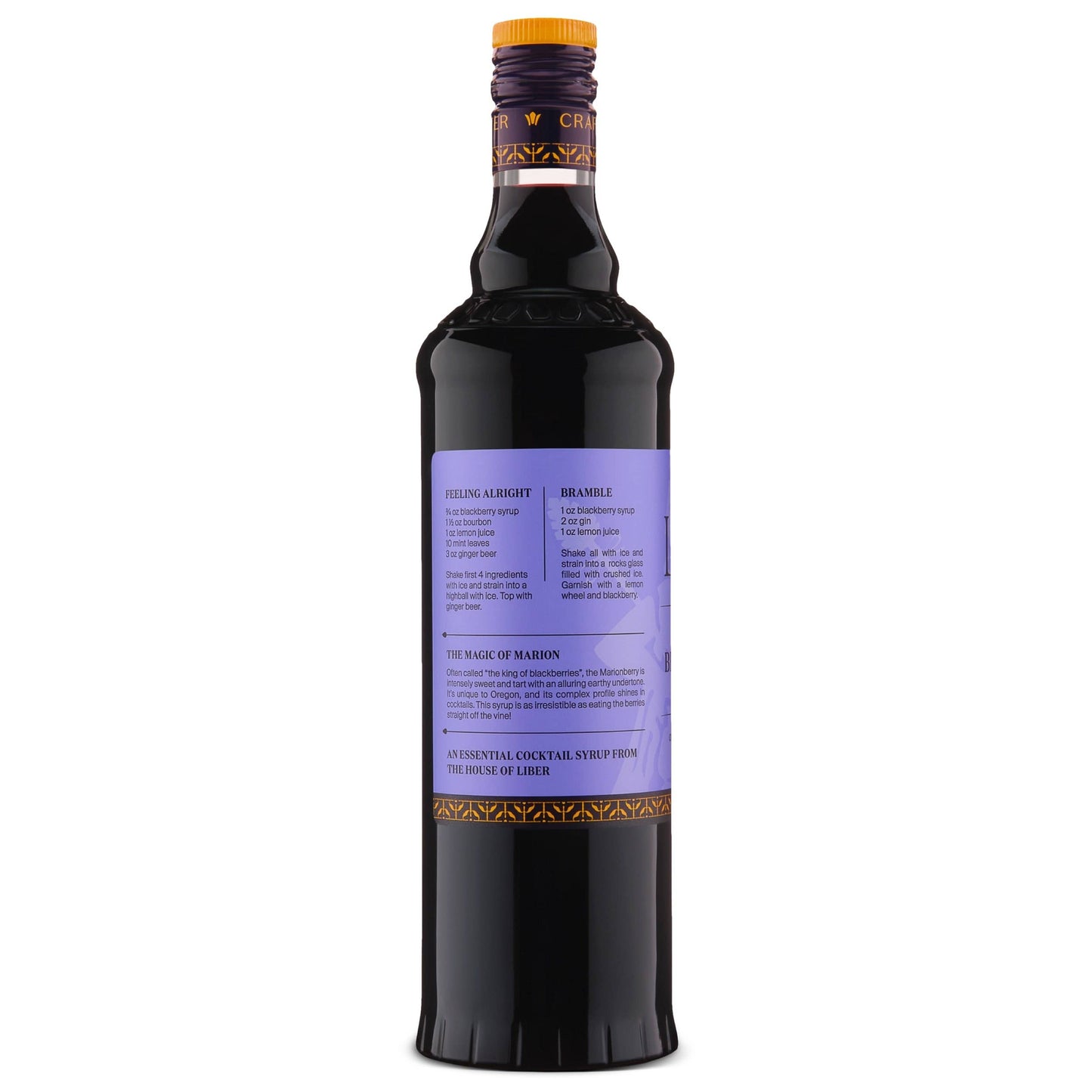 MARION BLACKBERRY SYRUP 375 ML
