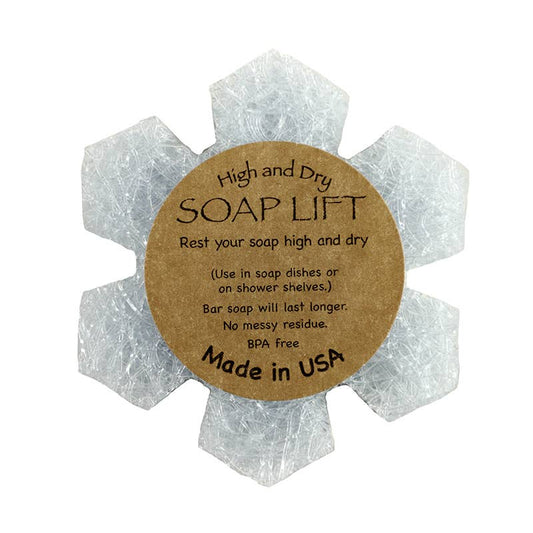 SNOWFLAKES SOAP LIFT SOAP SAVER - CRYSTAL