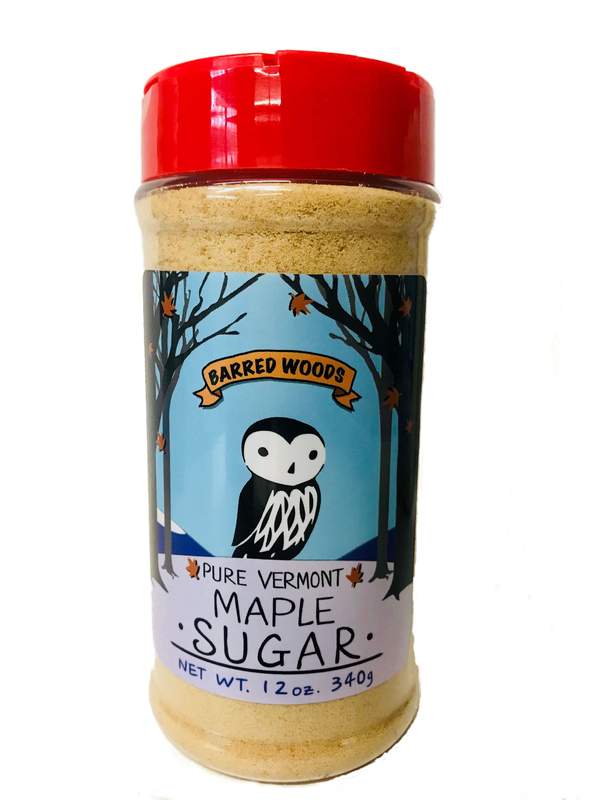PURE ORGANIC VERMONT MAPLE SUGAR 12oz JAR