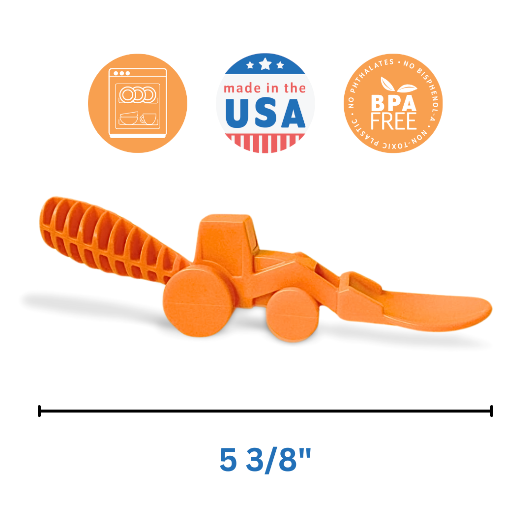 SET OF 2 TRACTOR UTENSILS: ORANGE
