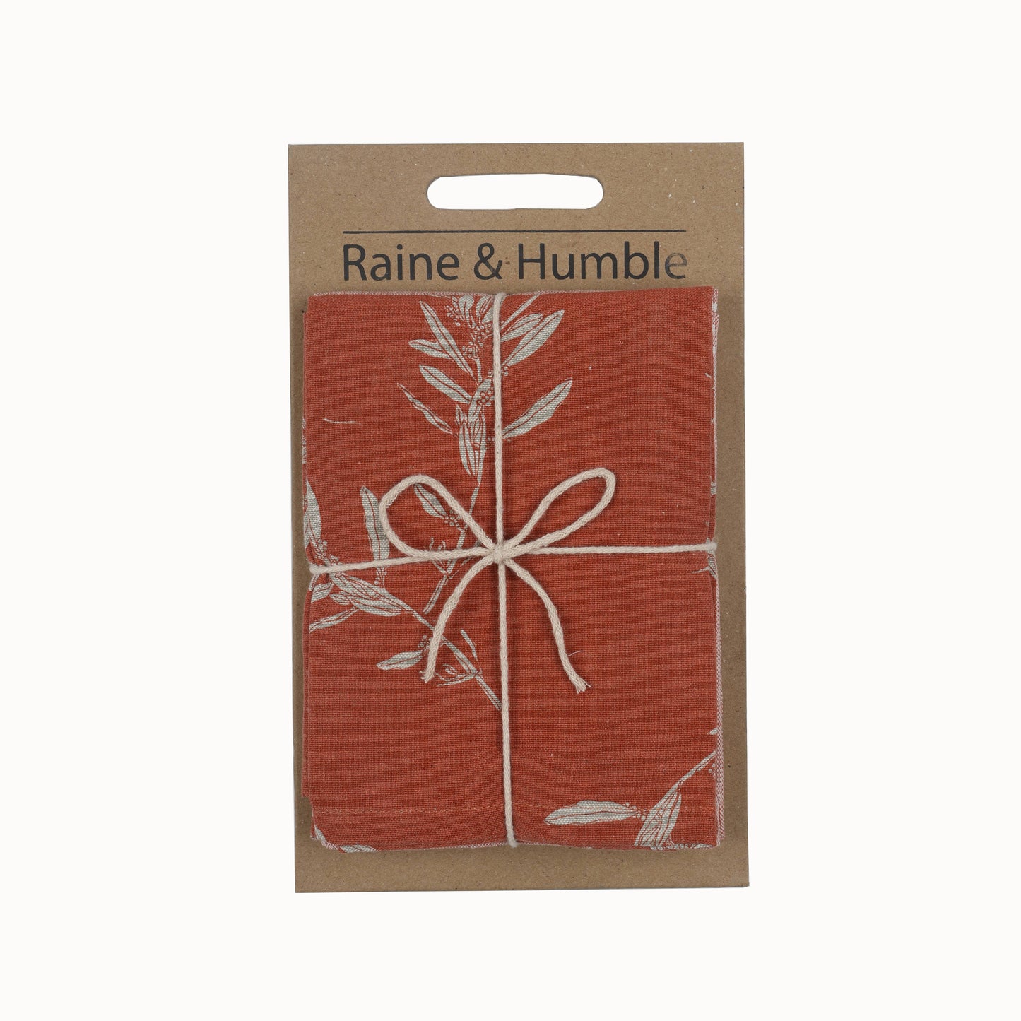 TEA TOWELS OLIVES CINNAMON SET/2