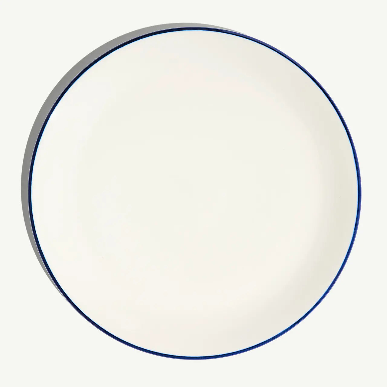 DINNER PLATE NAVY RIM 10.5" SINGLE