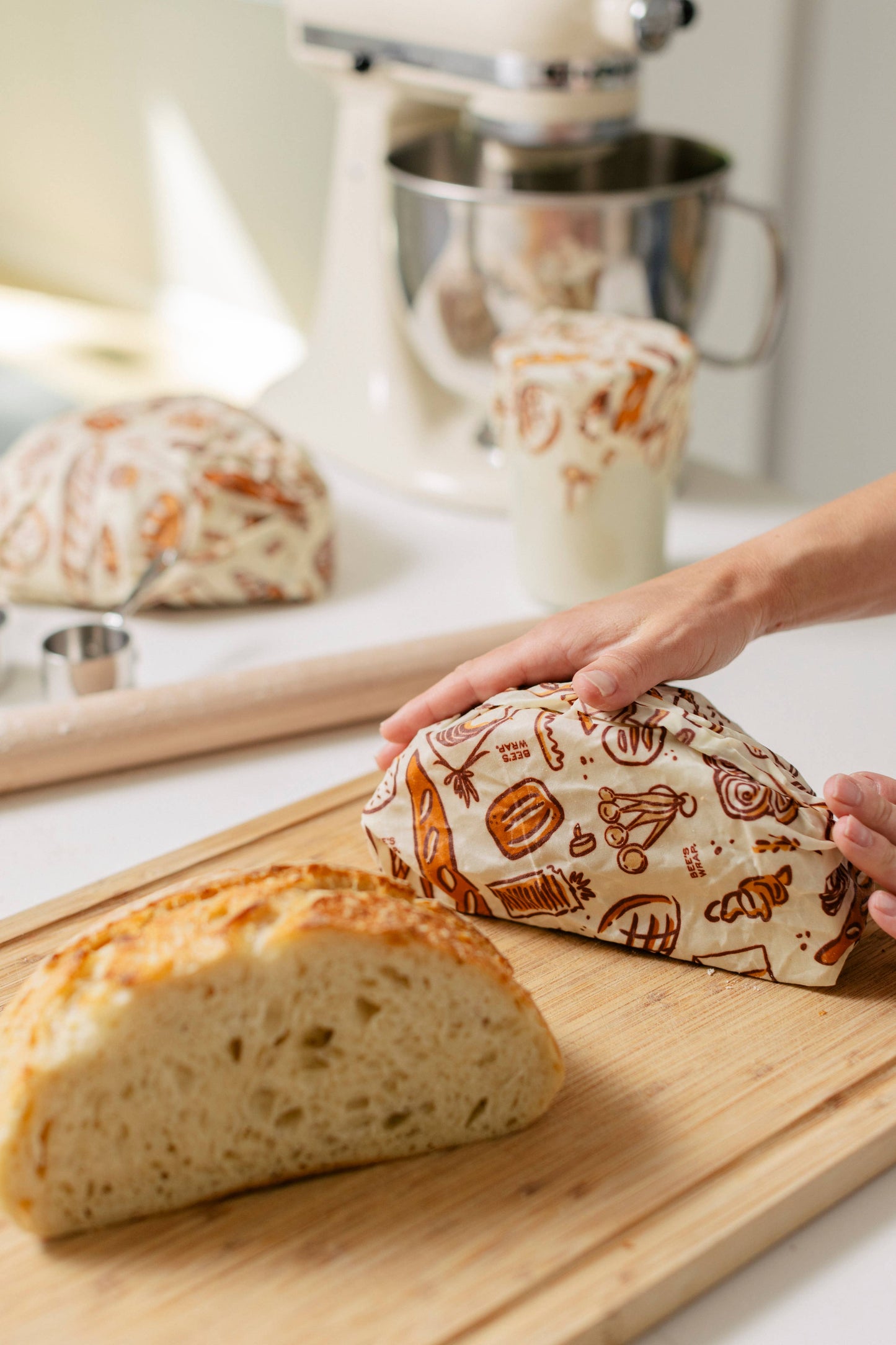 BAKERY LANE - BREAD WRAP, SEASONAL PRINT