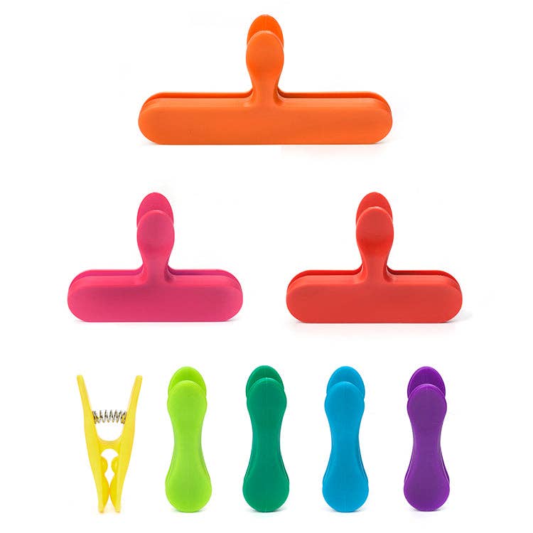 RAINBOW BAG CLIPS ASSORTMENT