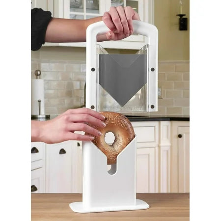 BAGEL GUILLOTINE SLICER WHITE