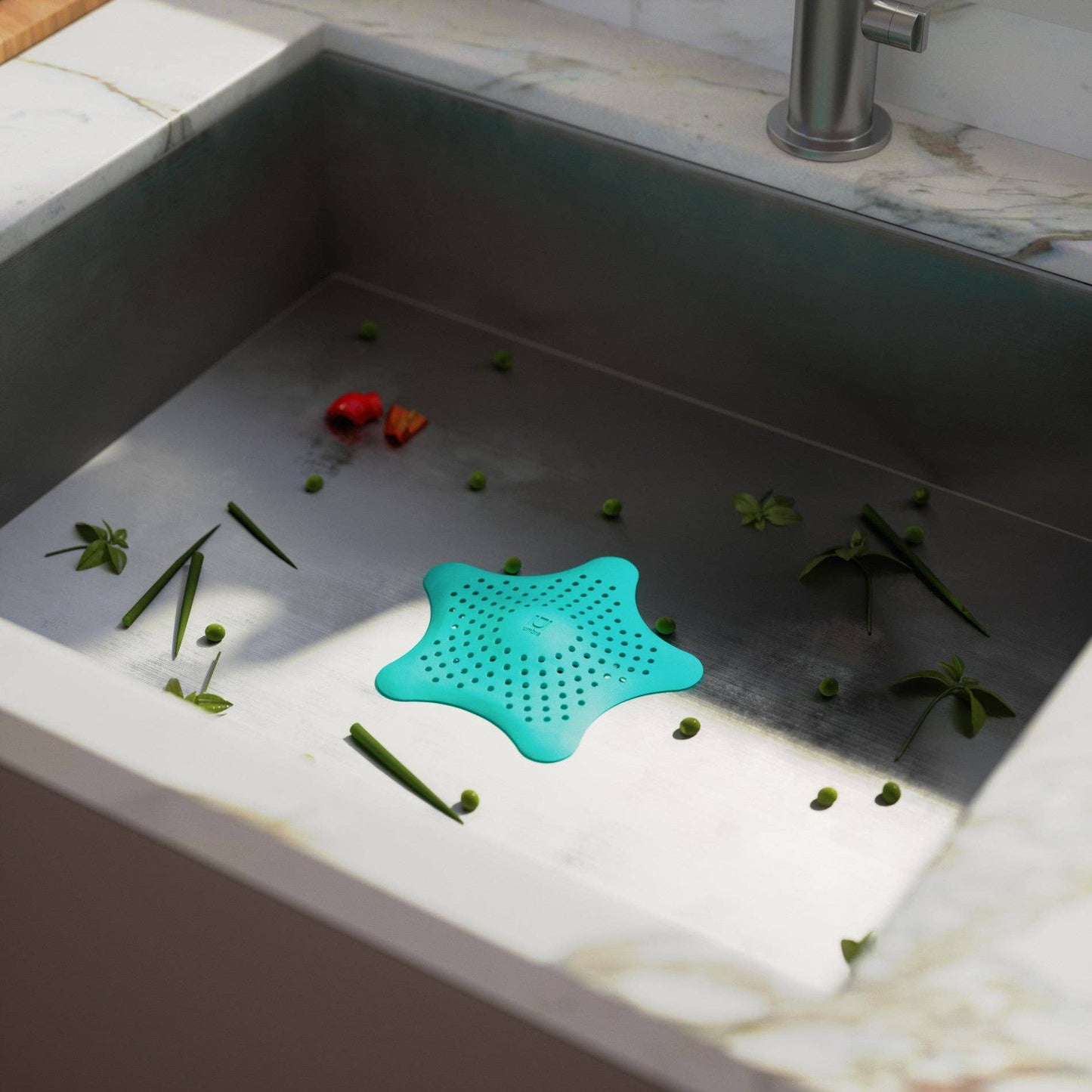 STARFISH HAIR CATCHER:WHITE