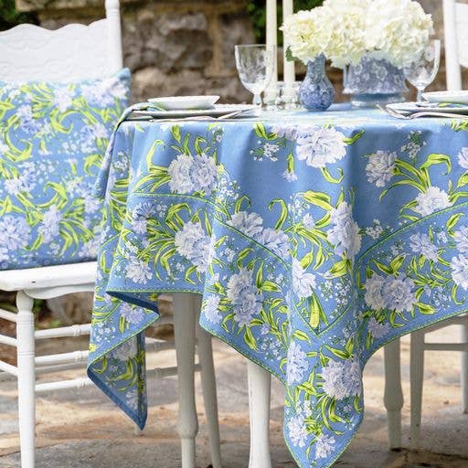 APRIL CORNELL TABLECLOTH SACHA BLUE 60X108