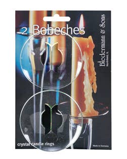 Plain Glass Bobeche Set/2