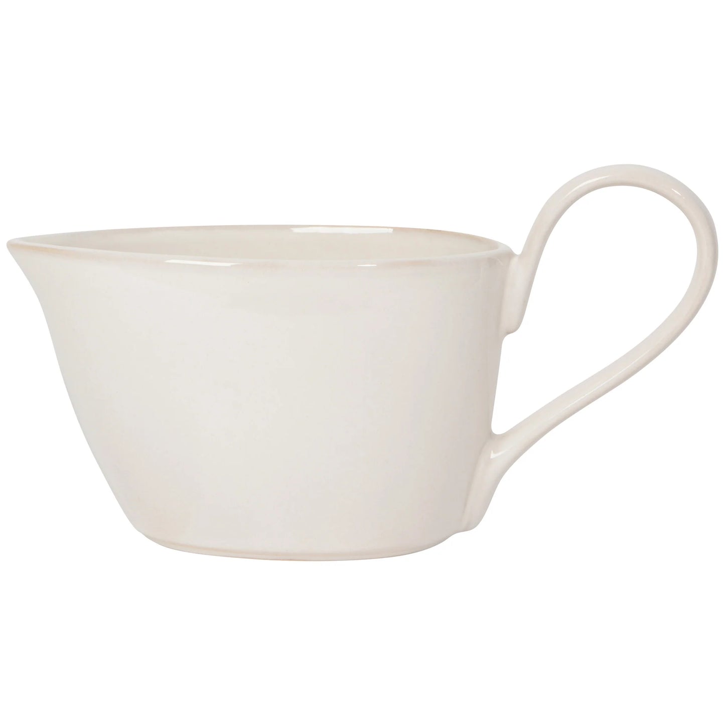GRAVY BOAT CERAMIC WHITE