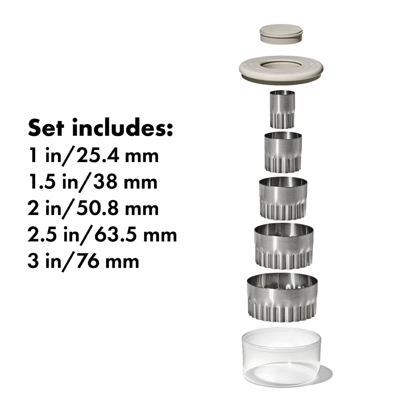 OXO GG DOUBLE SIDED COOKIE & BISCUIT CUTTER