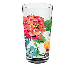 POLYCARB FLORAL TUMBLER