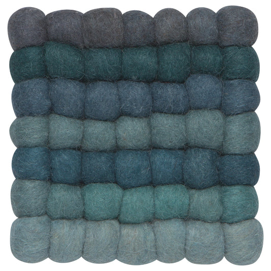 TRIVET DOT WOOL LAGOON