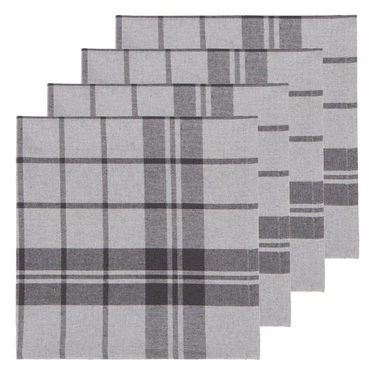 SECOND SPIN NAPKINS SET OF 4 GRY