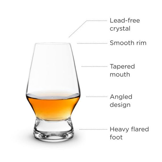 VISKI FOOTED SCOTCH GLASS