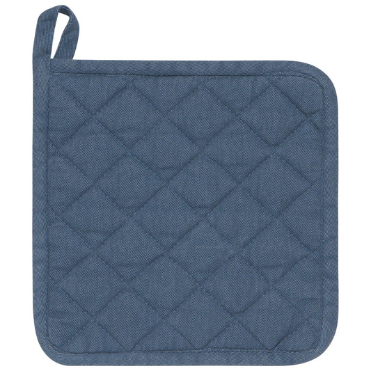 POTHOLDER STONEWASH MIDNIGHT BLU