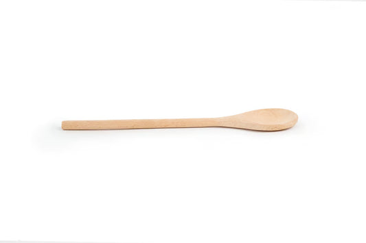 OVAL WOODEN SPOON, 10-INCH