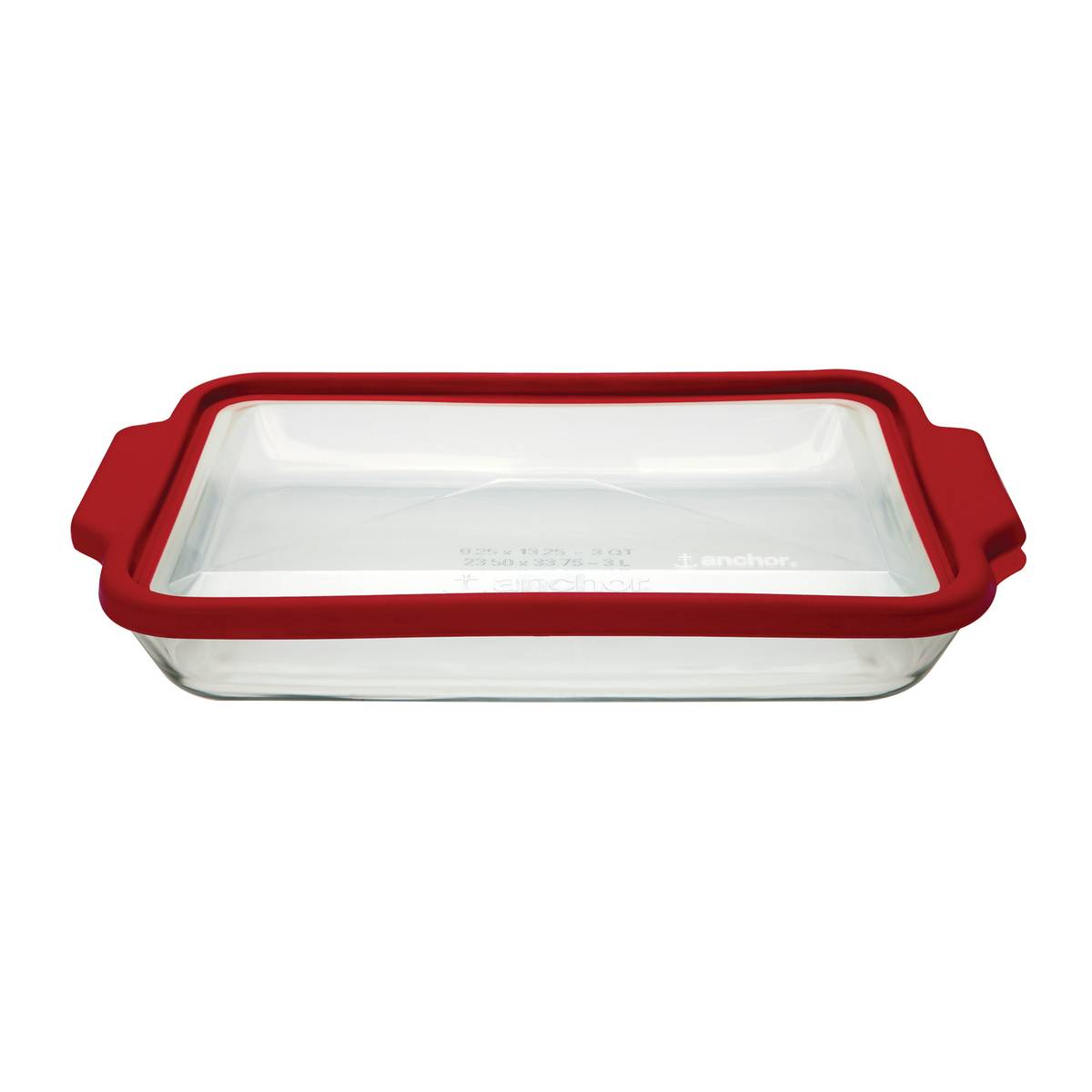 BAKING DISH WITH TRUEFIT COVER 3 QT
